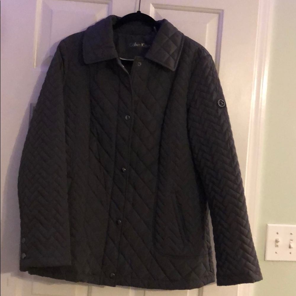 Calvin Klein quilted coat